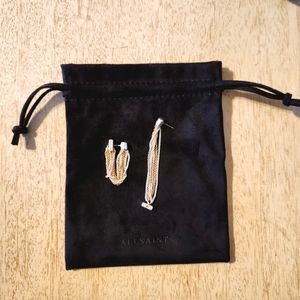 All Saints Drop Chain Earring
